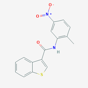 N-(2-methyl-5-nitrophenyl)-1-benzothiophene-3-carboxamide