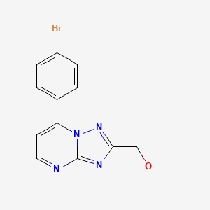 7-(4-bromophenyl)-2-(methoxymethyl)[1,2,4]triazolo[1,5-a]pyrimidine