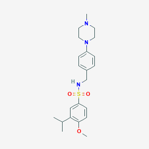 3-isopropyl-4-methoxy-N-[4-(4-methyl-1-piperazinyl)benzyl]benzenesulfonamide