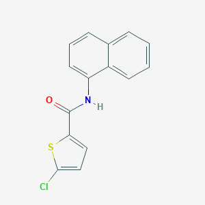 molecular formula C15H10ClNOS B445853 5-chloro-N-naphthalen-1-ylthiophene-2-carboxamide CAS No. 330677-99-1