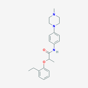 2-(2-ethylphenoxy)-N-[4-(4-methyl-1-piperazinyl)phenyl]propanamide