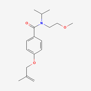 N-isopropyl-N-(2-methoxyethyl)-4-[(2-methylprop-2-en-1-yl)oxy]benzamide