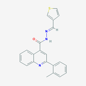 2-(2-methylphenyl)-N'-(3-thienylmethylene)-4-quinolinecarbohydrazide