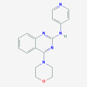 4-(4-morpholinyl)-N-4-pyridinyl-2-quinazolinamine