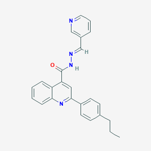 2-(4-propylphenyl)-N'-(3-pyridinylmethylene)-4-quinolinecarbohydrazide