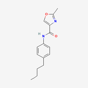 N-(4-butylphenyl)-2-methyl-1,3-oxazole-4-carboxamide