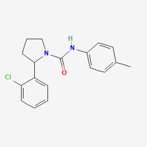 2-(2-chlorophenyl)-N-(4-methylphenyl)-1-pyrrolidinecarboxamide