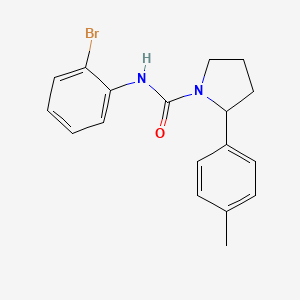 N-(2-bromophenyl)-2-(4-methylphenyl)-1-pyrrolidinecarboxamide