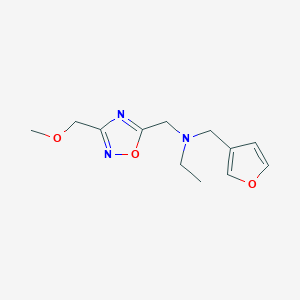 N-(3-furylmethyl)-N-{[3-(methoxymethyl)-1,2,4-oxadiazol-5-yl]methyl}ethanamine