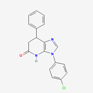 3-(4-chlorophenyl)-7-phenyl-3,4,6,7-tetrahydro-5H-imidazo[4,5-b]pyridin-5-one