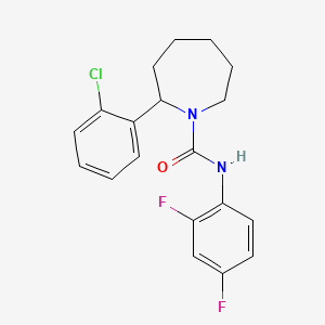 2-(2-chlorophenyl)-N-(2,4-difluorophenyl)-1-azepanecarboxamide