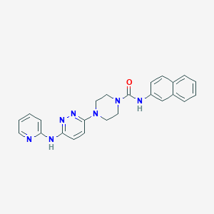 N-2-naphthyl-4-[6-(2-pyridinylamino)-3-pyridazinyl]-1-piperazinecarboxamide