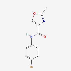 N-(4-bromophenyl)-2-methyl-1,3-oxazole-4-carboxamide