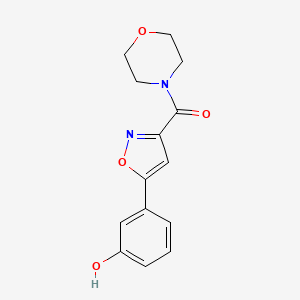 3-[3-(4-morpholinylcarbonyl)-5-isoxazolyl]phenol