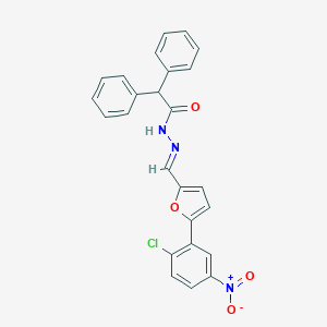 N'-[(5-{2-chloro-5-nitrophenyl}-2-furyl)methylene]-2,2-diphenylacetohydrazide