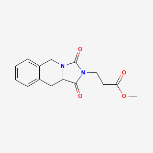 methyl 3-(1,3-dioxo-1,5,10,10a-tetrahydroimidazo[1,5-b]isoquinolin-2(3H)-yl)propanoate