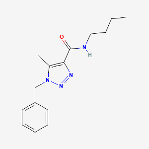 molecular formula C15H20N4O B4459581 1-benzyl-N-butyl-5-methyl-1H-1,2,3-triazole-4-carboxamide 