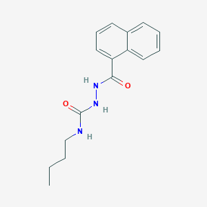 N-butyl-2-(1-naphthoyl)hydrazinecarboxamide