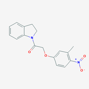 1-({4-Nitro-3-methylphenoxy}acetyl)indoline