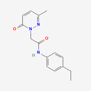 N-(4-ethylphenyl)-2-(3-methyl-6-oxo-1(6H)-pyridazinyl)acetamide