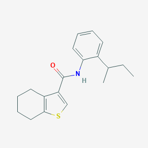 N-(2-sec-butylphenyl)-4,5,6,7-tetrahydro-1-benzothiophene-3-carboxamide