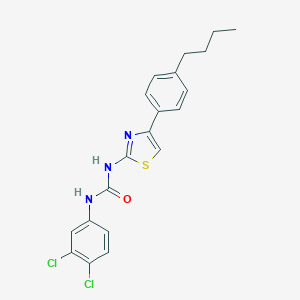 molecular formula C20H19Cl2N3OS B445996 1-[4-(4-Butylphenyl)-1,3-thiazol-2-yl]-3-(3,4-dichlorophenyl)urea 