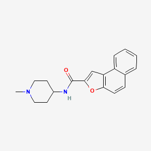 molecular formula C19H20N2O2 B4460064 N-(1-methyl-4-piperidinyl)naphtho[2,1-b]furan-2-carboxamide 