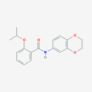 N-(2,3-dihydro-1,4-benzodioxin-6-yl)-2-isopropoxybenzamide