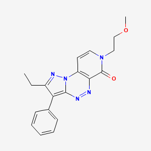 2-ethyl-7-(2-methoxyethyl)-3-phenylpyrazolo[5,1-c]pyrido[4,3-e][1,2,4]triazin-6(7H)-one