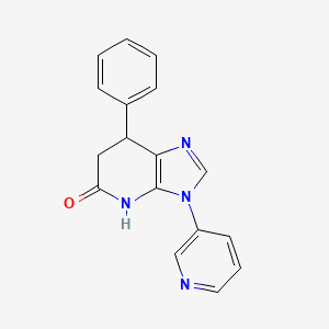 7-phenyl-3-(3-pyridinyl)-3,4,6,7-tetrahydro-5H-imidazo[4,5-b]pyridin-5-one