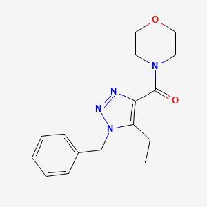 4-[(1-benzyl-5-ethyl-1H-1,2,3-triazol-4-yl)carbonyl]morpholine