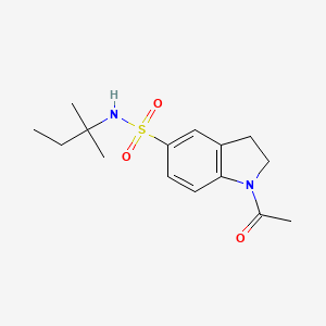 1-acetyl-N-(1,1-dimethylpropyl)-5-indolinesulfonamide