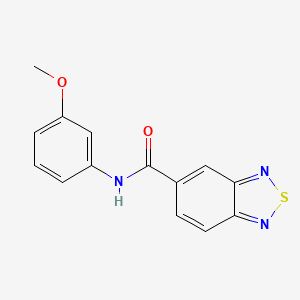 N-(3-methoxyphenyl)-2,1,3-benzothiadiazole-5-carboxamide