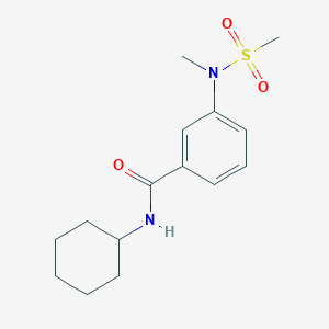 N-cyclohexyl-3-[methyl(methylsulfonyl)amino]benzamide