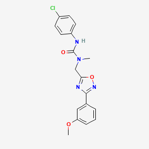 N'-(4-chlorophenyl)-N-{[3-(3-methoxyphenyl)-1,2,4-oxadiazol-5-yl]methyl}-N-methylurea