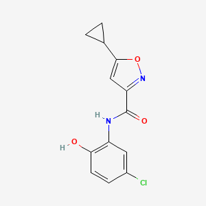 N-(5-chloro-2-hydroxyphenyl)-5-cyclopropyl-3-isoxazolecarboxamide