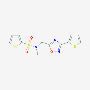 N-methyl-N-{[3-(2-thienyl)-1,2,4-oxadiazol-5-yl]methyl}-2-thiophenesulfonamide