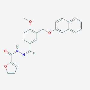 N'-{4-methoxy-3-[(2-naphthyloxy)methyl]benzylidene}-2-furohydrazide