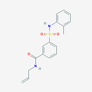 N-allyl-3-{[(2-methylphenyl)amino]sulfonyl}benzamide