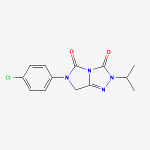 6-(4-chlorophenyl)-2-isopropyl-6,7-dihydro-3H-imidazo[5,1-c][1,2,4]triazole-3,5(2H)-dione