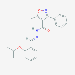 N'-(2-isopropoxybenzylidene)-5-methyl-3-phenyl-4-isoxazolecarbohydrazide