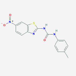 N-{6-nitro-1,3-benzothiazol-2-yl}-N'-(4-methylphenyl)urea