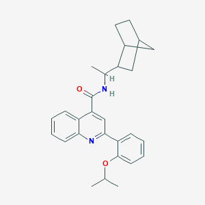 N-(1-bicyclo[2.2.1]hept-2-ylethyl)-2-(2-isopropoxyphenyl)-4-quinolinecarboxamide