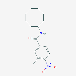 N-cyclooctyl-3-methyl-4-nitrobenzamide