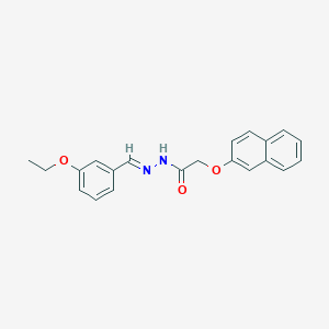 N'-(3-ethoxybenzylidene)-2-(2-naphthyloxy)acetohydrazide