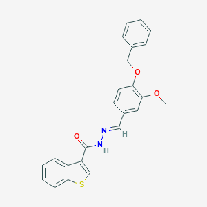 N'-[4-(benzyloxy)-3-methoxybenzylidene]-1-benzothiophene-3-carbohydrazide
