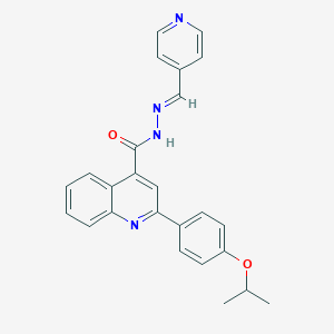 2-(4-isopropoxyphenyl)-N'-(4-pyridinylmethylene)-4-quinolinecarbohydrazide