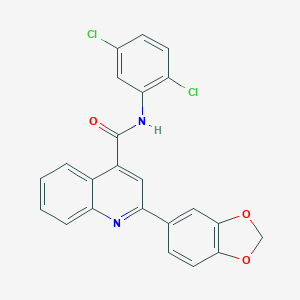 2-(1,3-benzodioxol-5-yl)-N-(2,5-dichlorophenyl)quinoline-4-carboxamide