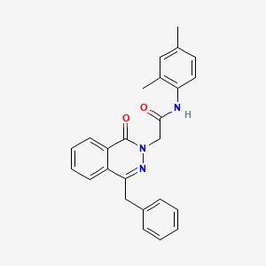 molecular formula C25H23N3O2 B4461384 2-(4-benzyl-1-oxo-2(1H)-phthalazinyl)-N-(2,4-dimethylphenyl)acetamide 