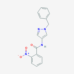 N-(1-benzyl-1H-pyrazol-4-yl)-2-nitrobenzamide
